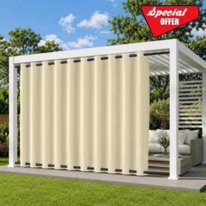 100x96" Waterproof Garden Curtains