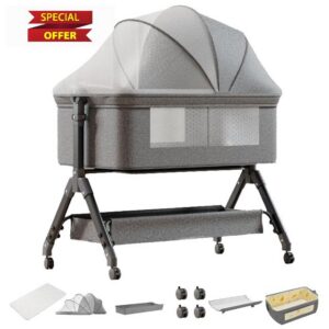 Bedside Crib Next to me with Rocking Function                                                          Adjustable height