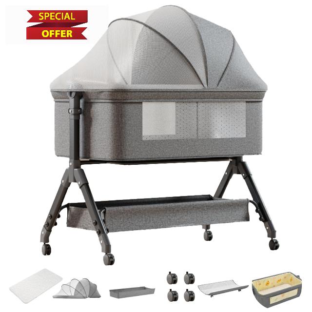 Bedside Crib Next to me with Rocking Function                                                          Adjustable height
