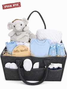11 Piece Nappy Caddy Gift Hamper for Boys
