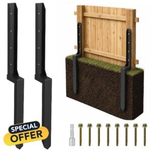 2 Pack Fence Post Repair Kit