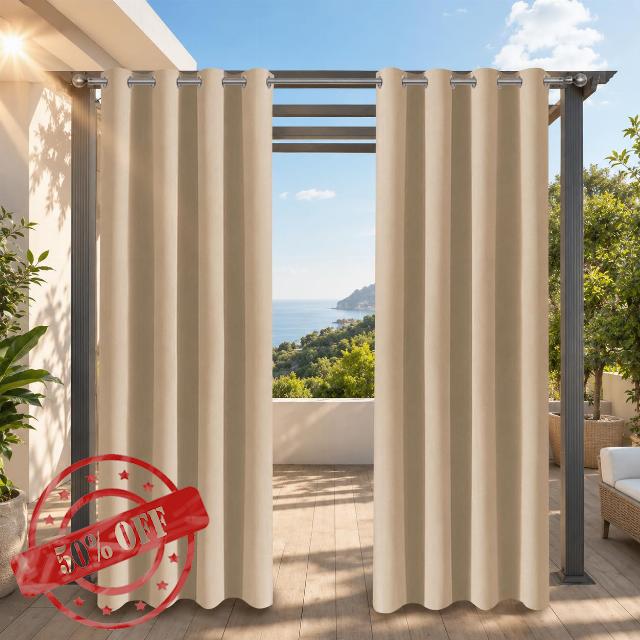 Waterproof Blackout Outdoor Curtains
