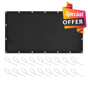 Fireproof BBQ Heat Shield High Temp Silicone Fiberglass Guard for & Fence