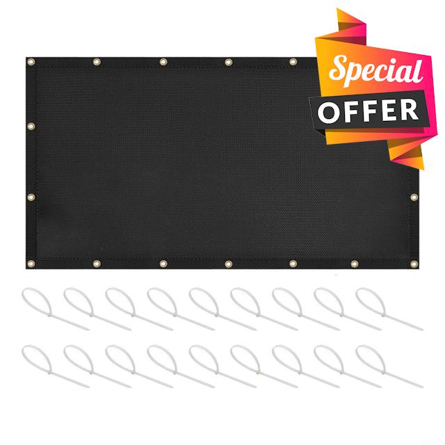 Fireproof BBQ Heat Shield High Temp Silicone Fiberglass Guard for & Fence