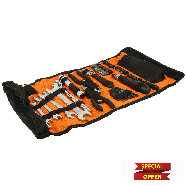 Black and Decker A7144-XJ Handy Roll-Up Tool Bag with Automobile Tools