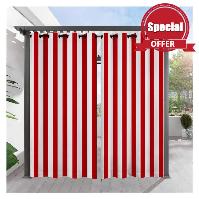Patio Privacy Curtains Waterproof Outdoor