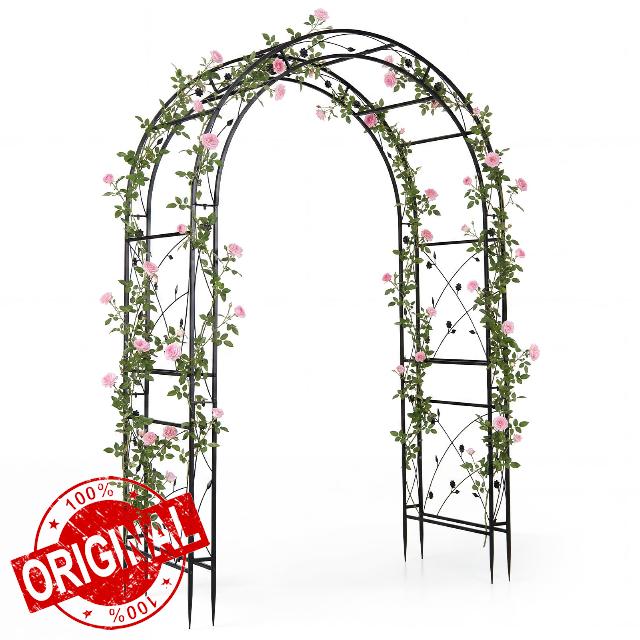 COSTWAY Metal Garden Arch