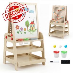 COSTWAY 2 in 1 Kids Easel