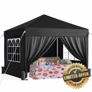 Driftalia Pop Up Gazebo with Sides 3m x 3m