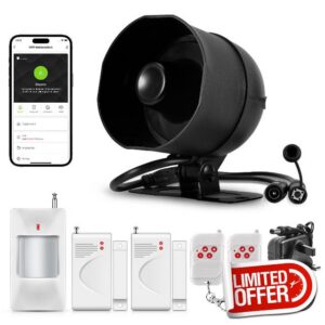 WiFi Security Burglar Door Alarm System Kit for Garage Shed House Hotel Shop Apartment