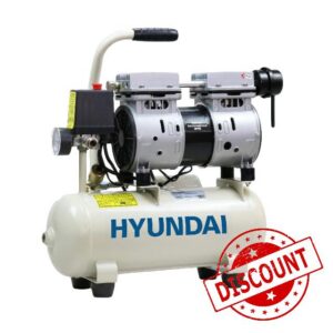 Hyundai Low Noise Electric Air Compressor 8L Oil Free 550W Direct Drive
