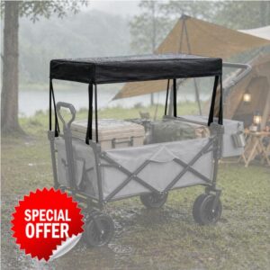 Camping Wagon Canopy Cover with Frame