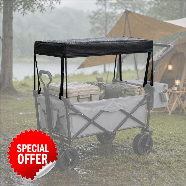 Camping Wagon Canopy Cover with Frame