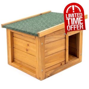 Wooden Hedgehog House