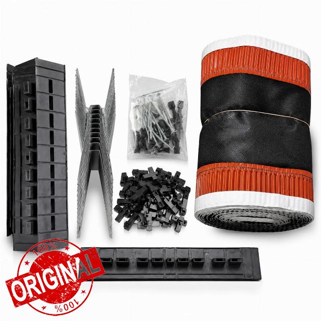 ABS 6mtr Universal Dry Ridge Kit and Hip Kit System Roll Out Roof Ridge with Stainless Steel Fixings