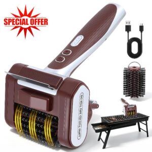 Electric Grill Brush with Built-in LED Light