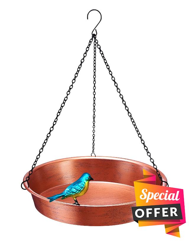 Hanging Bird Bath for Outside
