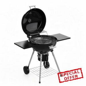 53cm Charcoal BBQ Grill with Temp Gauge & Air Vent                                                          53cm Large