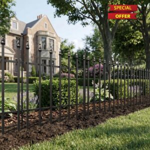 The Fellie Metal Garden Border Fence 91cm High