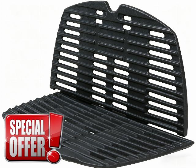 7644 Grill Grates for Weber Q100 Q1000 Q120 Q1200 Q140 Q1400 Gas Grills