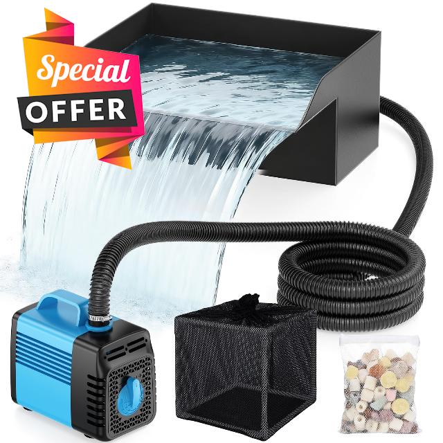 Pond Waterfall Spillway Kit