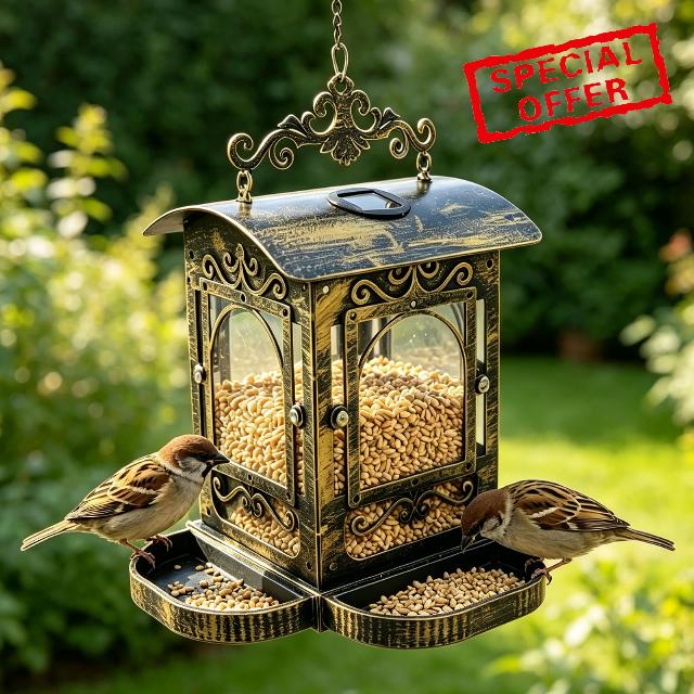 Solar Bird Feeder
