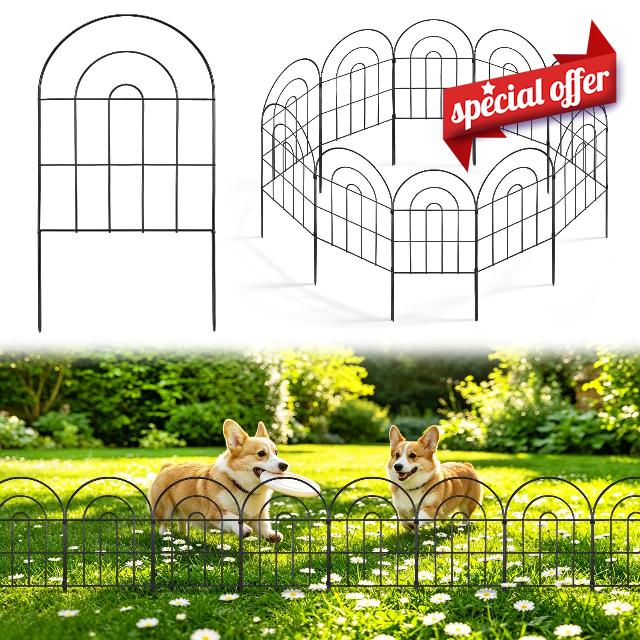 10 Panel Decorative Garden Fence