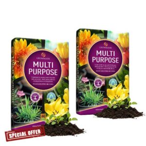 (60L X 2) Multi Purpose Organic Compost for Outdoor Plants