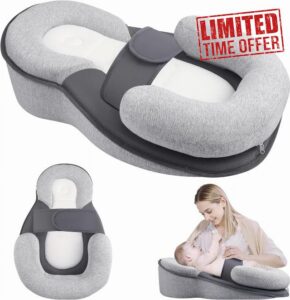 Baby Feeding Pillow with Adjustable Strap for RefluxBaby
