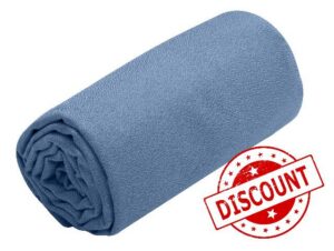 Sea to Summit - Airlite Microfibre Towel L - Bath Towel - Ultra Absorbent & Quick Dry - Ultra-Lightweight - Tiny Pack - For Travel & Backpacking - 60 x 120cm - Moonlight Blue - 67g                                                          Ultralight