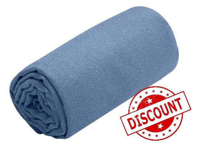 Sea to Summit - Airlite Microfibre Towel L - Bath Towel - Ultra Absorbent & Quick Dry - Ultra-Lightweight - Tiny Pack - For Travel & Backpacking - 60 x 120cm - Moonlight Blue - 67g                                                          Ultralight