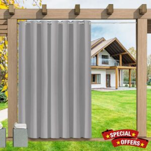 Outdoor Curtains Waterproof 1 Panel