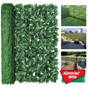 Artificial Ivy Privacy Fence Screen - 5m Outdoor Garden Privacy Screening