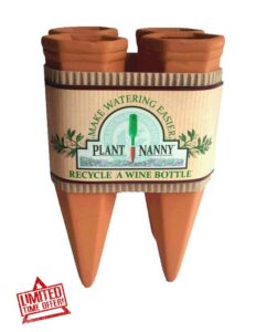 Plant Nanny 6051 4 Count Wine Bottle Stake Se