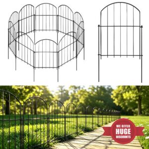 No Dig Decorative Garden Fence