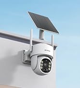 White dome-shaped security camera mounted on a black rectangular device with ventilation holes, likely a network video recorder or similar equipment.