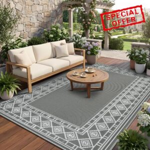 Outdoor Rug 245x305 cm Waterproof for Patios