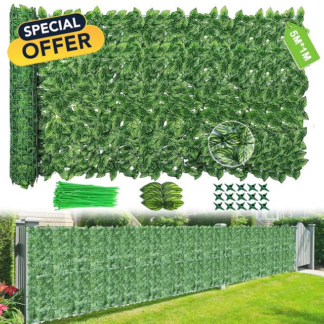 Artificial Ivy Fence Screening