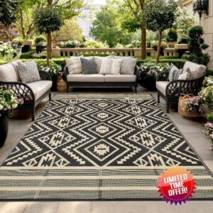 Outdoor Rug for Patios Waterproof
