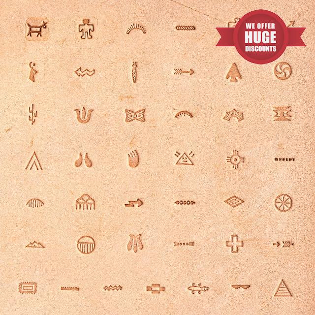 Native American Stamp Set Symbols