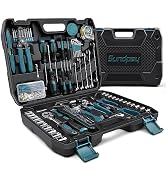 Sundpey Home Tool Kit 257PCs - Portable Complete General Household Essentials Repair Hand DIY Too...