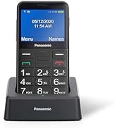 Panasonic KX-TU550 4G Essentials Clamshell Mobile Phone for Elderly, 1.2MP Camera, Senior Phone w...