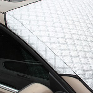 Close-up of layered fabric or material. Shows textured surface with interwoven fibers, possibly a mattress or upholstery padding.