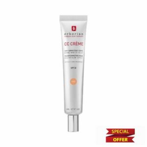 Erborian - CC Cream with Centella Asiatica - Color Correcting Cream with Healthy Glow Effect - Natural and Luminous Finish - Long-Lasting Hydration - Korean Cosmetic Care