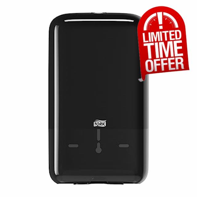Tork Folded Toilet Paper Wall Mounted Dispenser Black T3