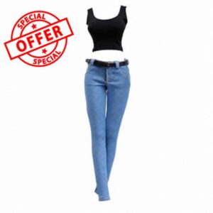 Fit Doll Jeans with Vest and Belt
