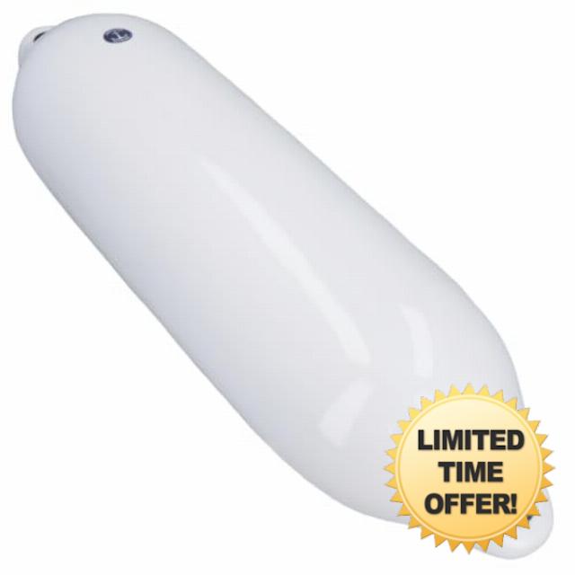 AB Tools Boat Fender White Anchor Marine Cylinder Yacht Bumper Mooring Buoy