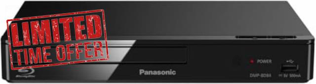 Panasonic DMP-BD84ABK Blu-ray/DVD Player with USB