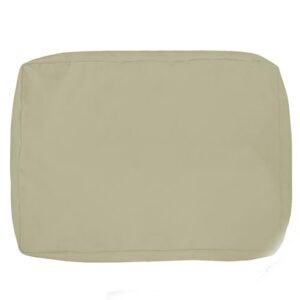 Sofa Seat Cushions Replacement Pads Covers 55x50 60x50 with Zipper for Indoor Rattan Furniture(Beige
