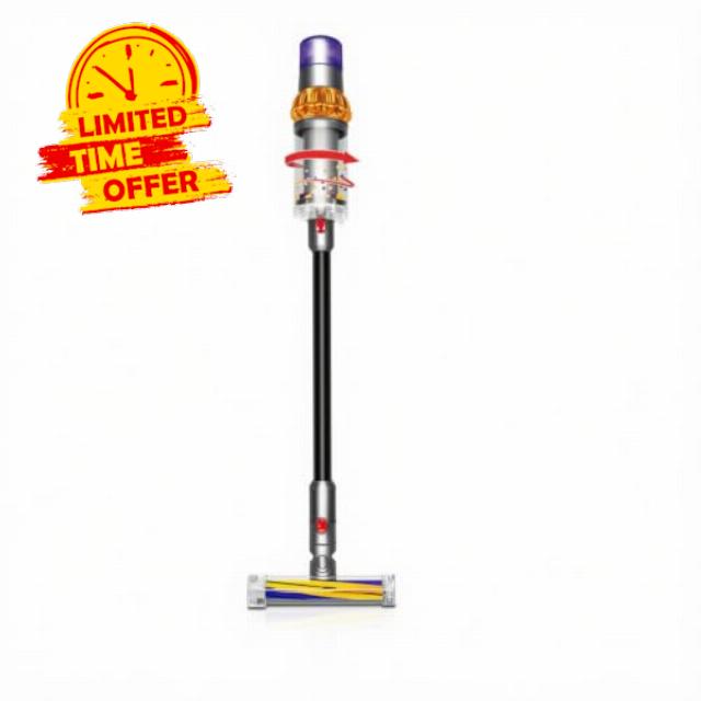 Casdon Dyson Detect Cordless Vacuum Toy – Interactive Kids Toy Vacuum Cleaner with Detect Light